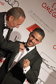 Produzent Bernd Eichinger  mit Rapper Bushido (Foto: Martin Schmitz)